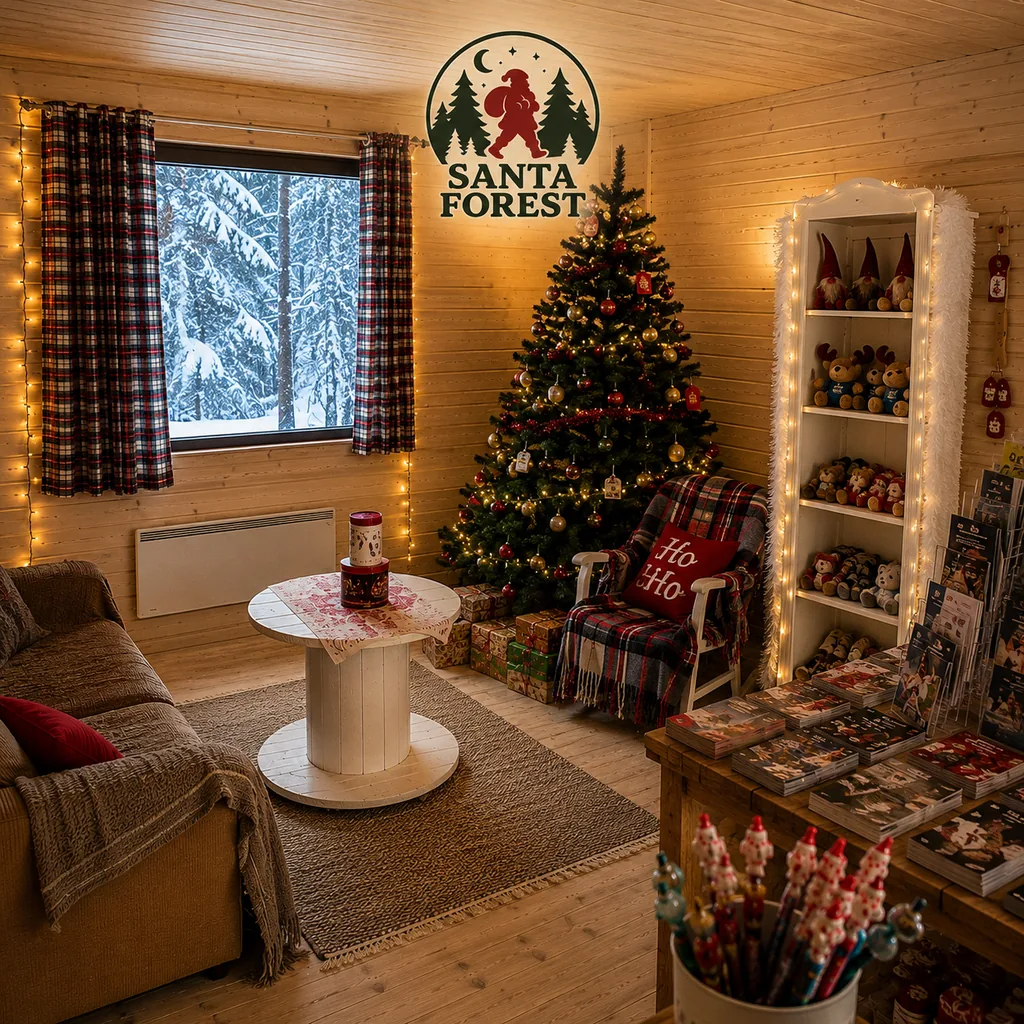 Salon et boutique magique Santa Forest à Rovaniemi